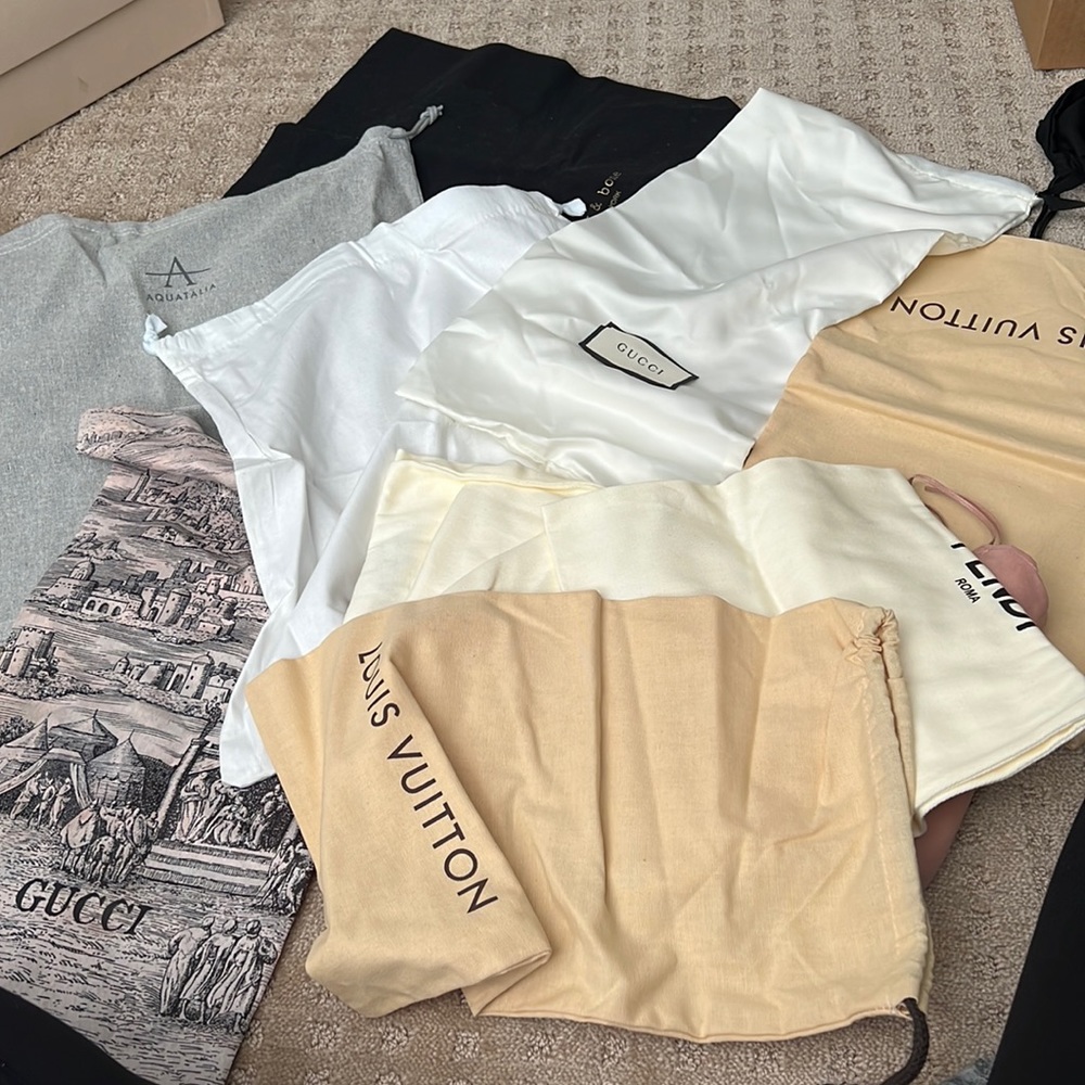 Collection of dust bags (high-end brands)